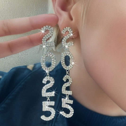 Rhinestone 2025 Earrings