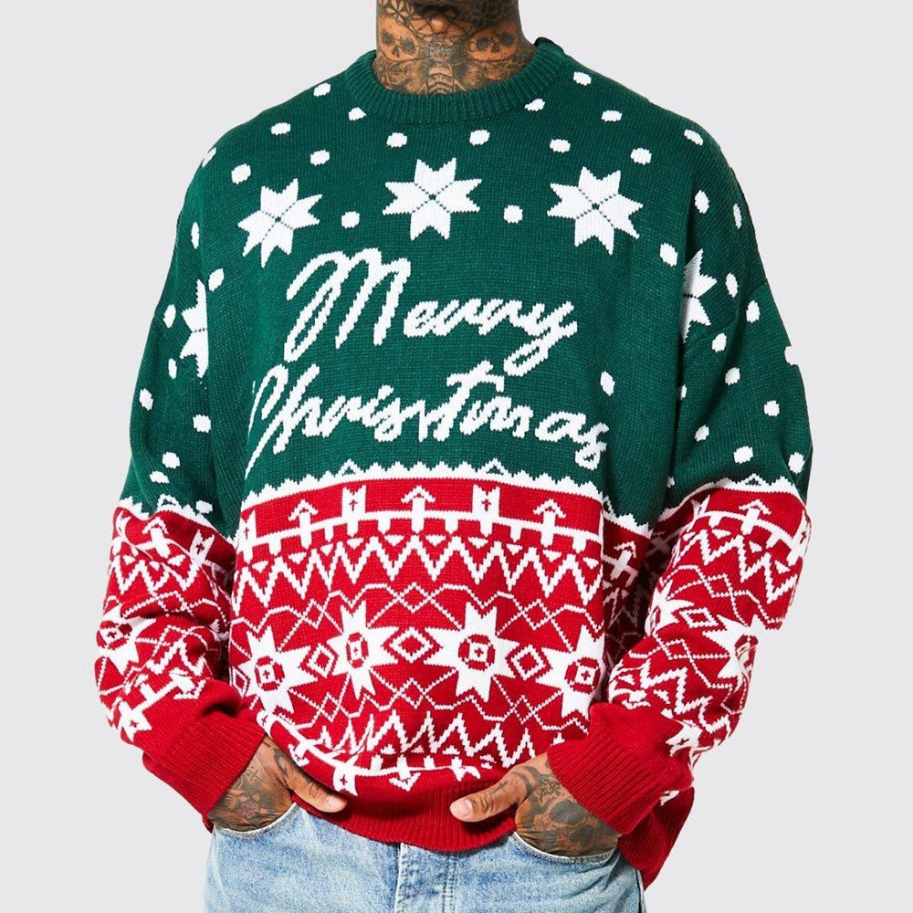 Christmas  Loose-fitting Sweater