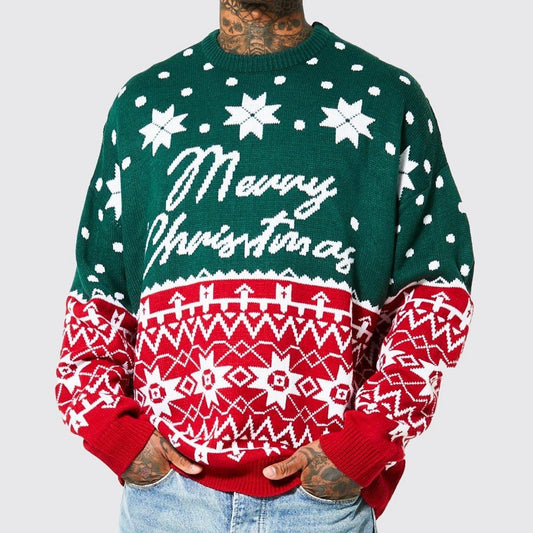 Christmas  Loose-fitting Sweater