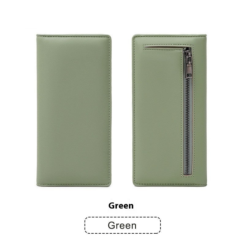 Zipper Buckle Long Wallet