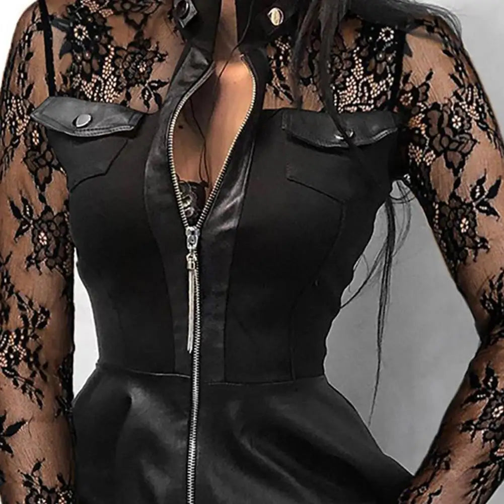 In the night jacket dress