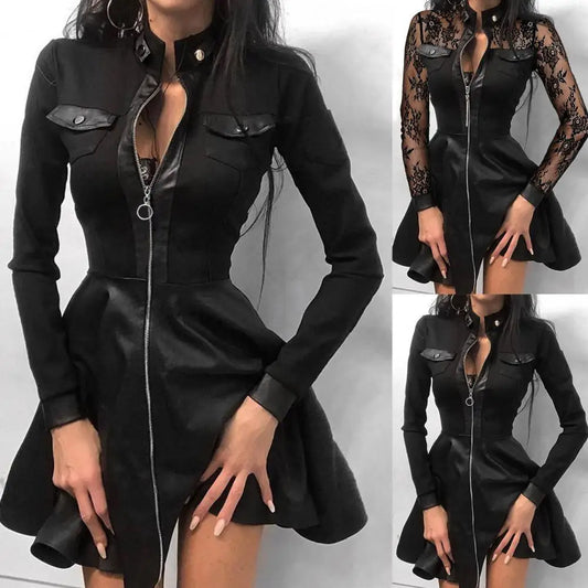 In the night jacket dress