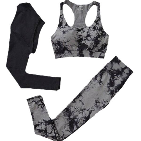Sports Tie-dyed Long-sleeved