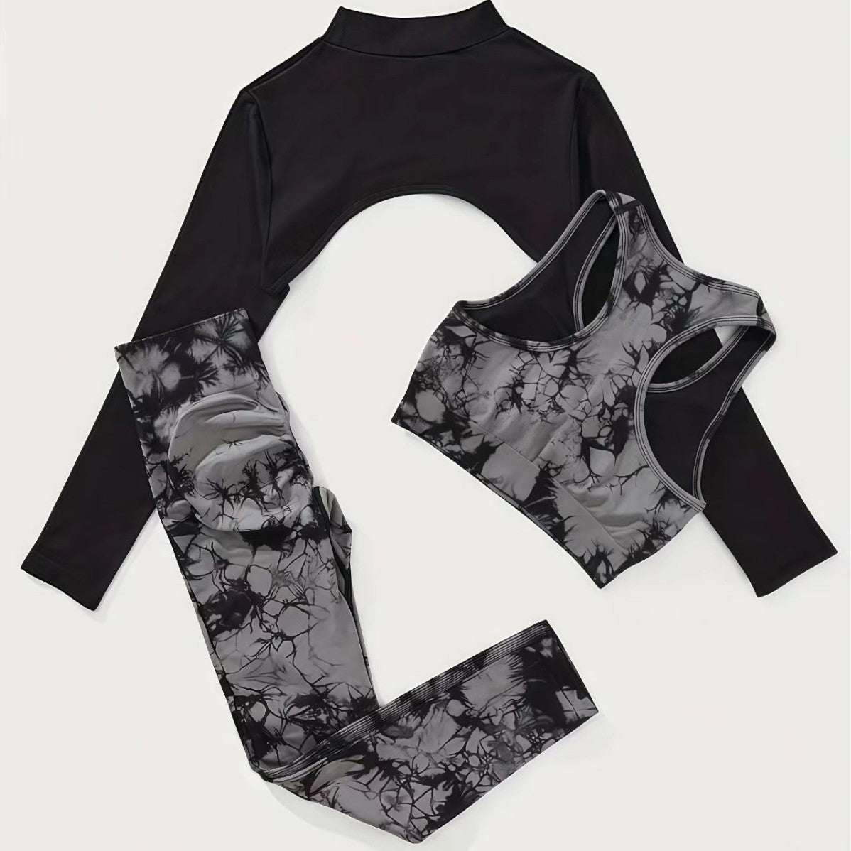 Sports Tie-dyed Long-sleeved