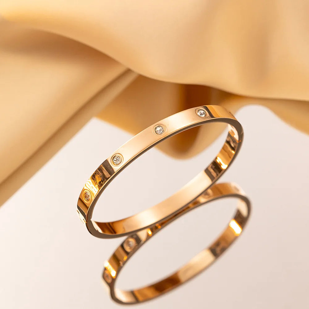 Gold Silver Classic Bracelet Jewelry