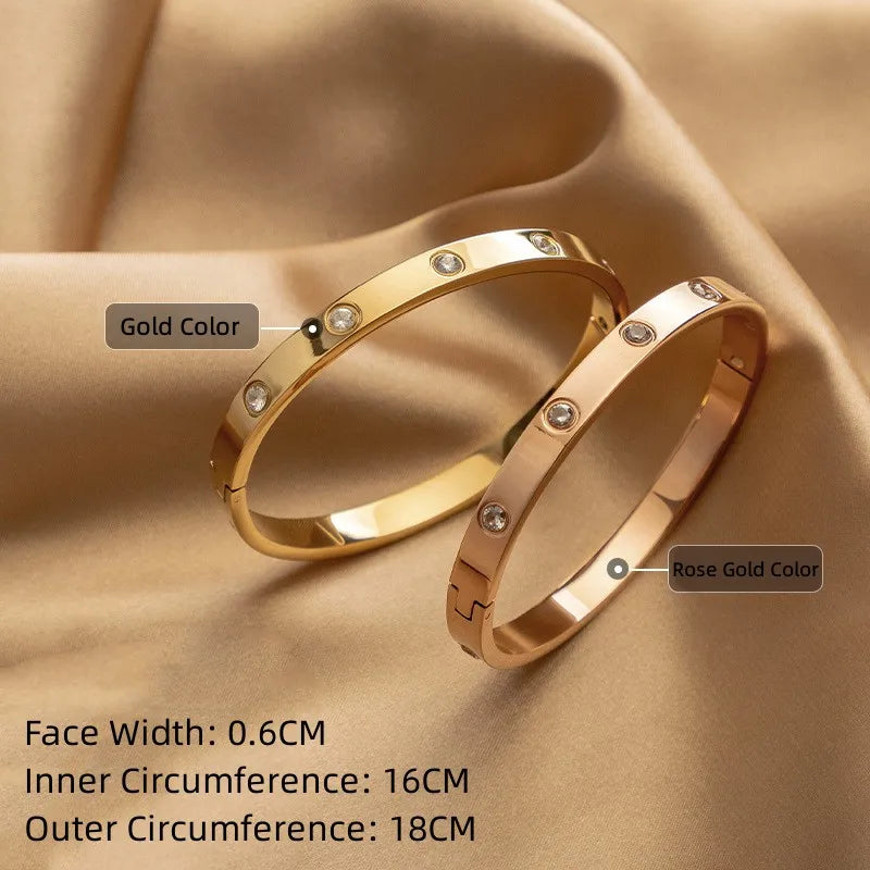 Gold Silver Classic Bracelet Jewelry