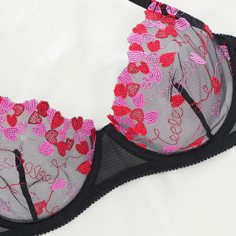 French Floral Panties Set