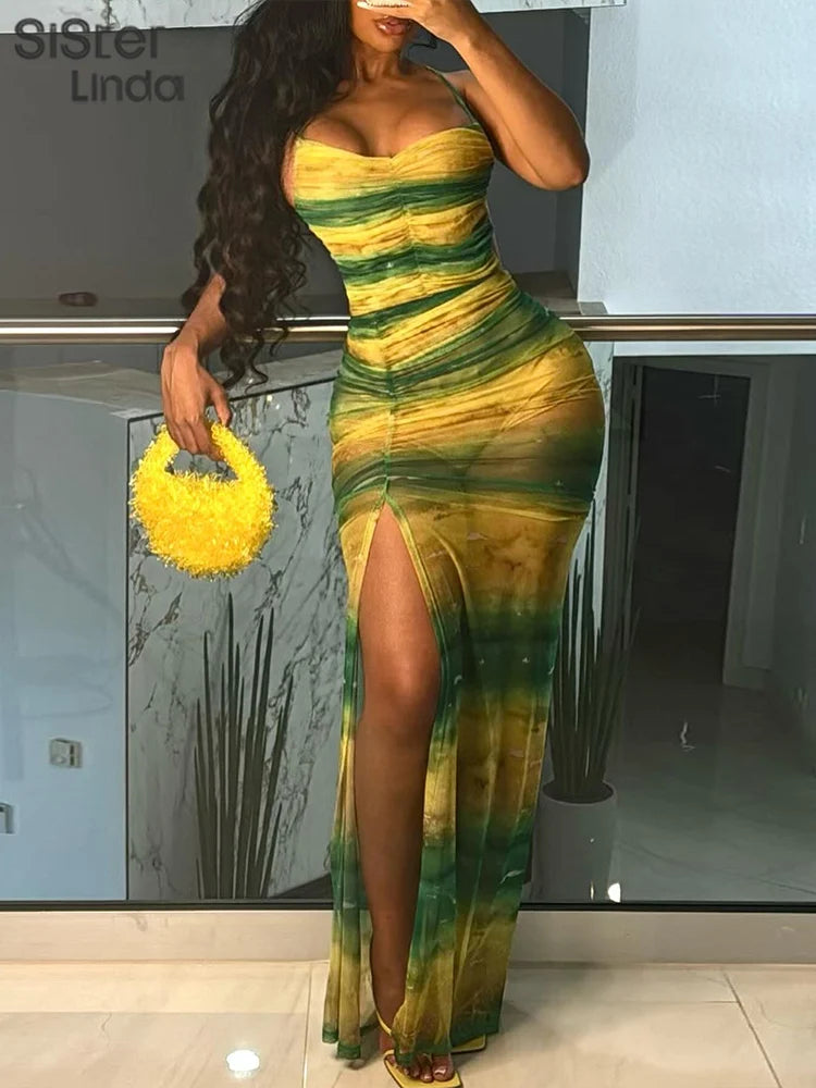 Backless Split Elegant Evening