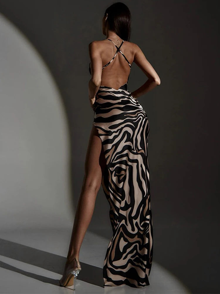 Zebra Maxi Dress