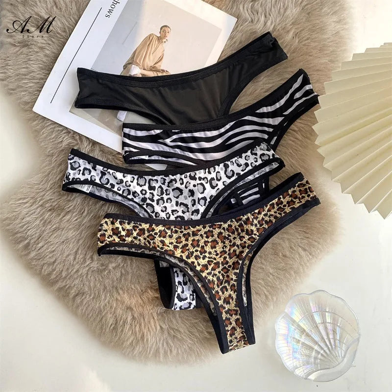 Leopard-print Panties