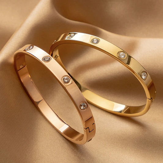 Gold Silver Classic Bracelet Jewelry