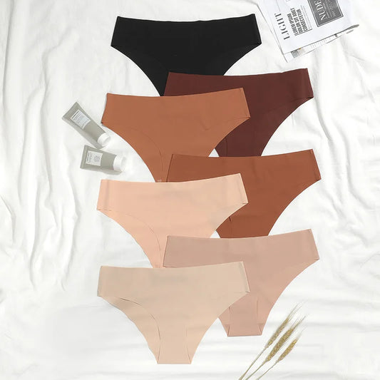 2Pcs seamless low-rise underwear
