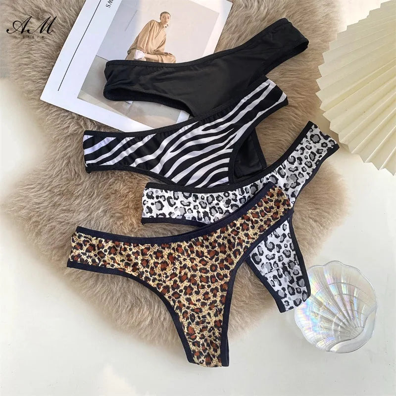 Leopard-print Panties