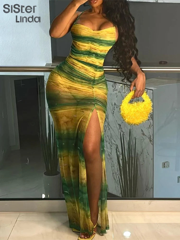 Backless Split Elegant Evening