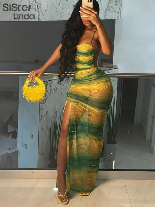Backless Split Elegant Evening