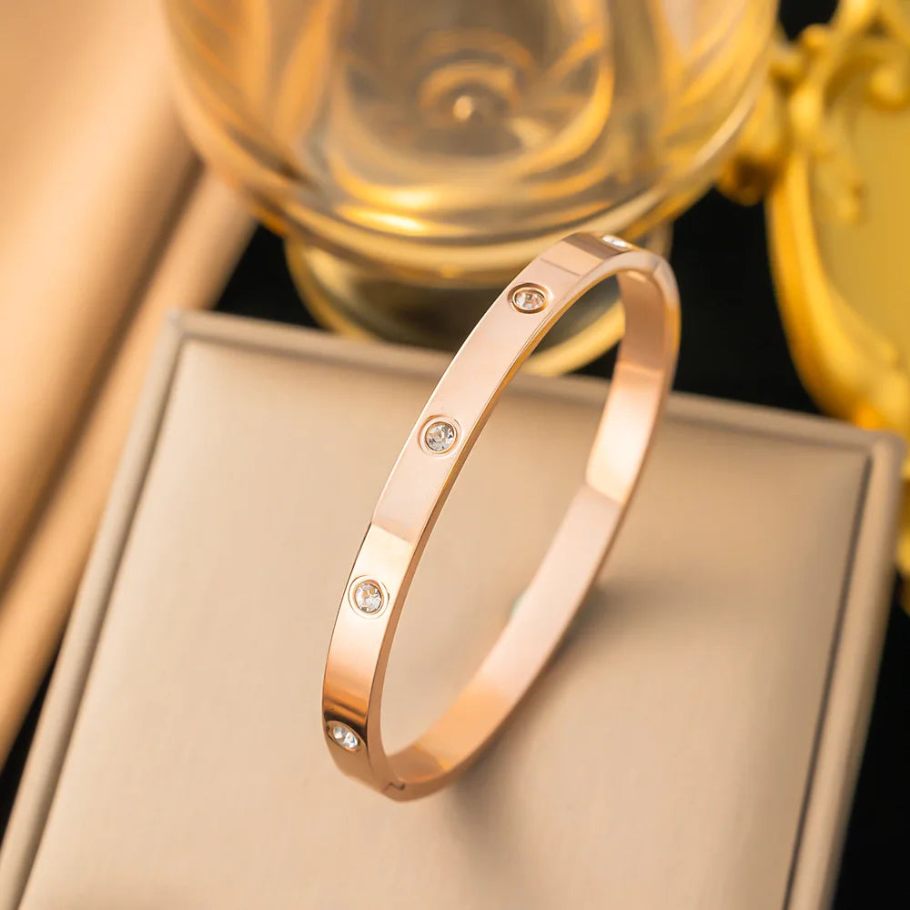 Gold Silver Classic Bracelet Jewelry