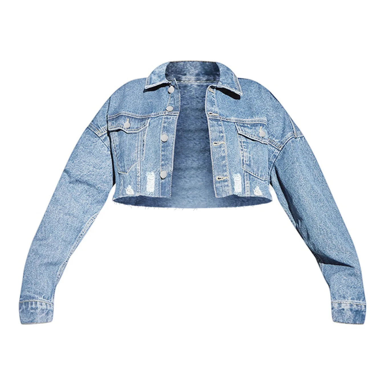 Denim diva crop jacket