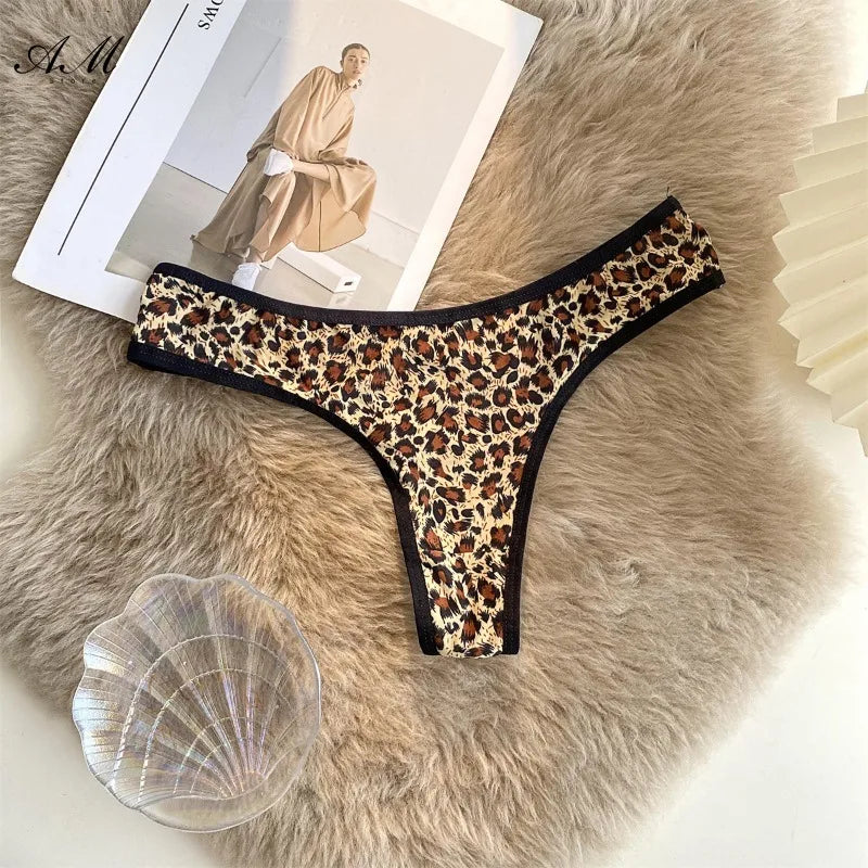 Leopard-print Panties