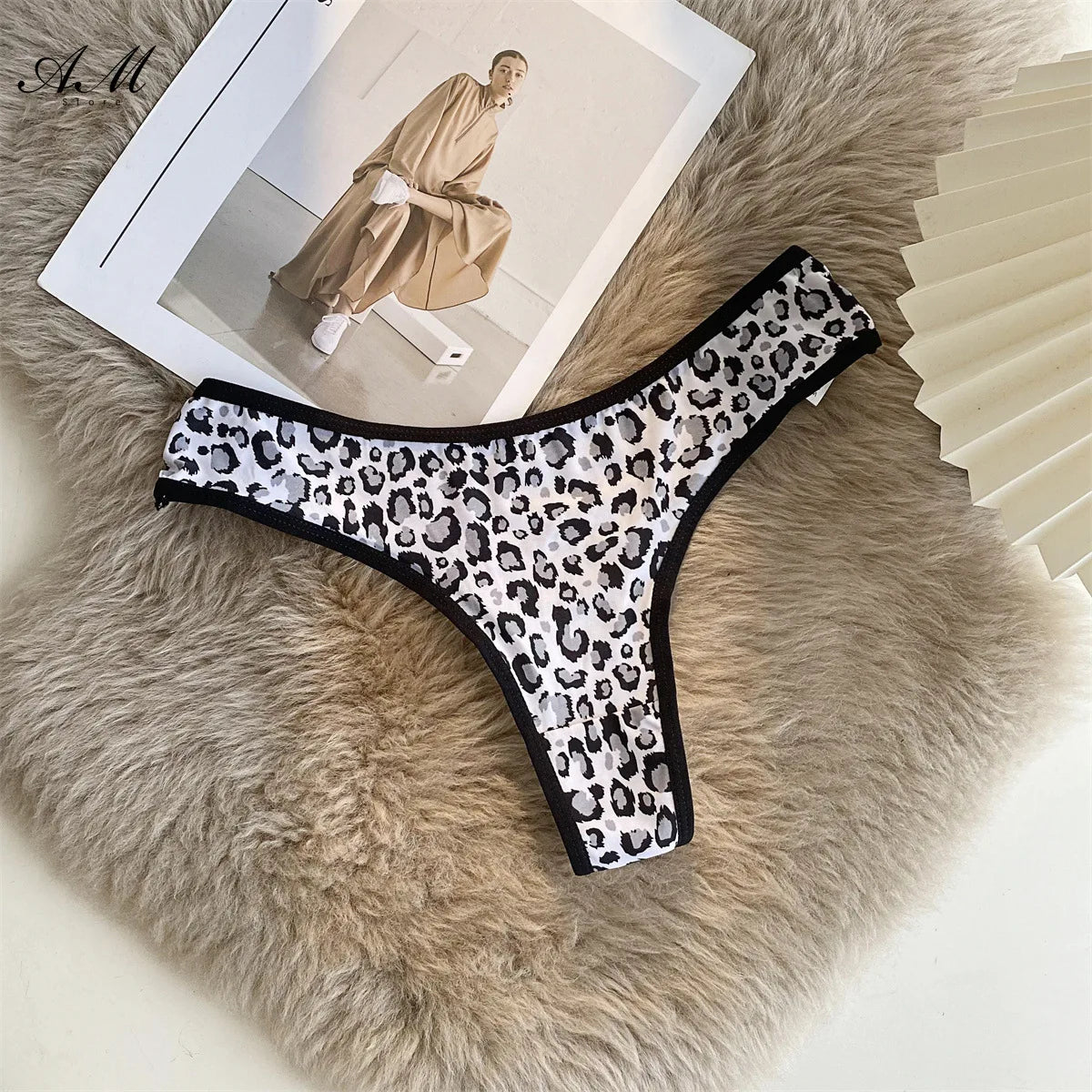 Leopard-print Panties