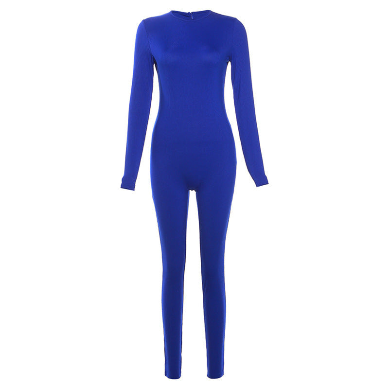 High Waist Tight Jumpsuit