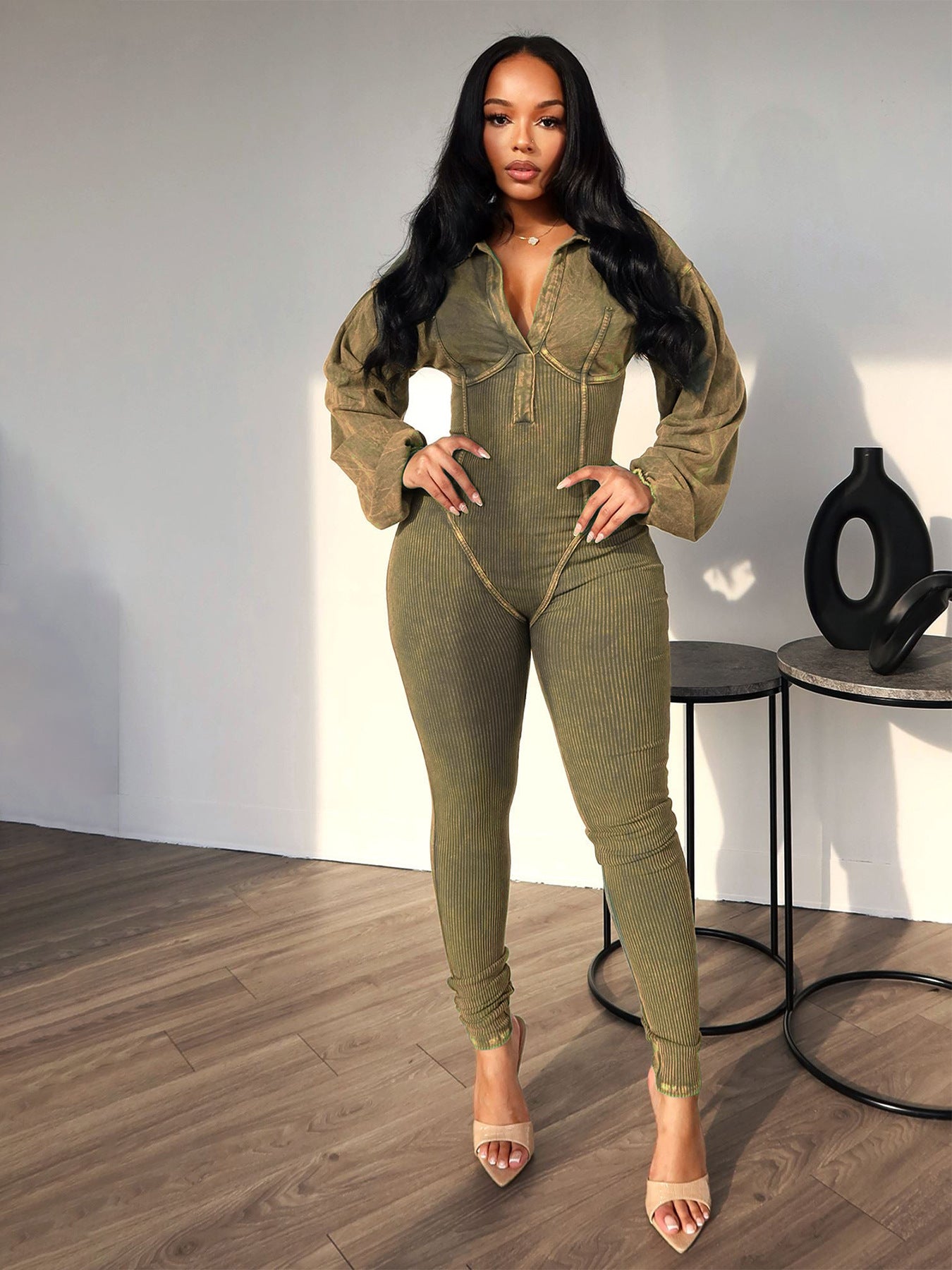 Versatile Long Sleeve Jumpsuit