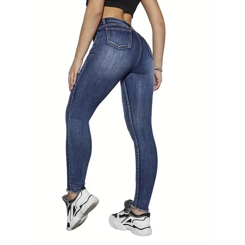 Tight Pencil Pants Ripped