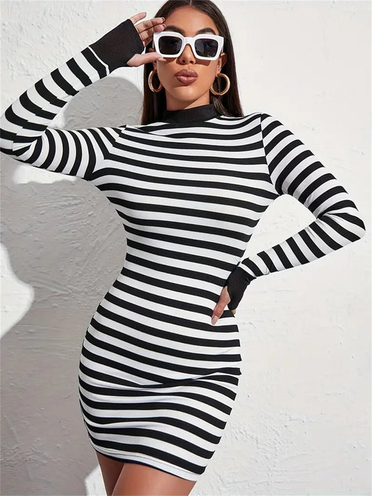 Striped Mini Dress