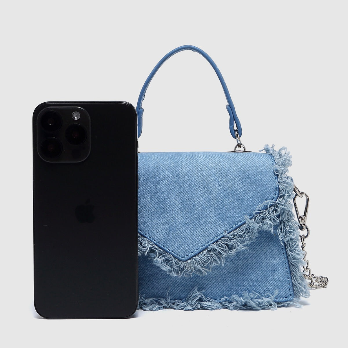 Tassel Denim Bag