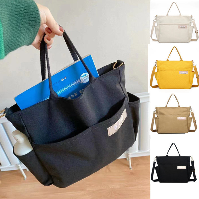 Large-capacity Canvas Shoulder Handbag