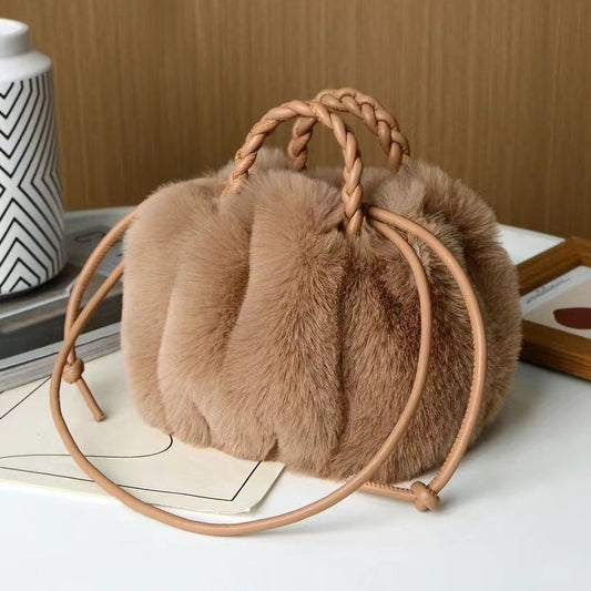 Plush Versatile Handbag