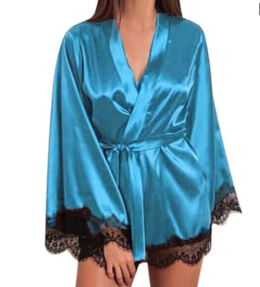 Lingerie Silk Lace Nightdress
