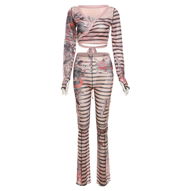 High Waist 2 piece Suit