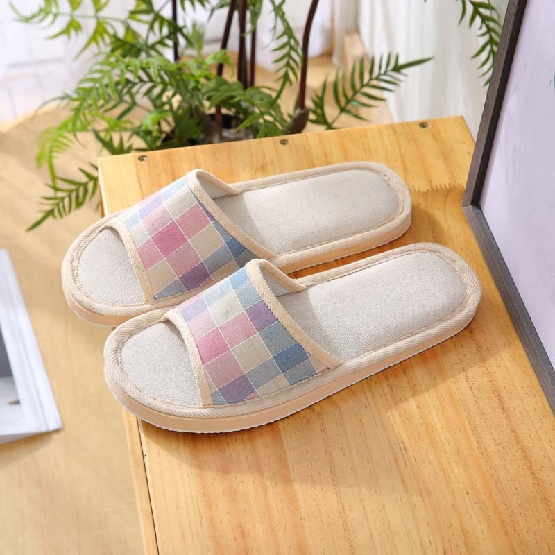 Linen Indoor Slippers