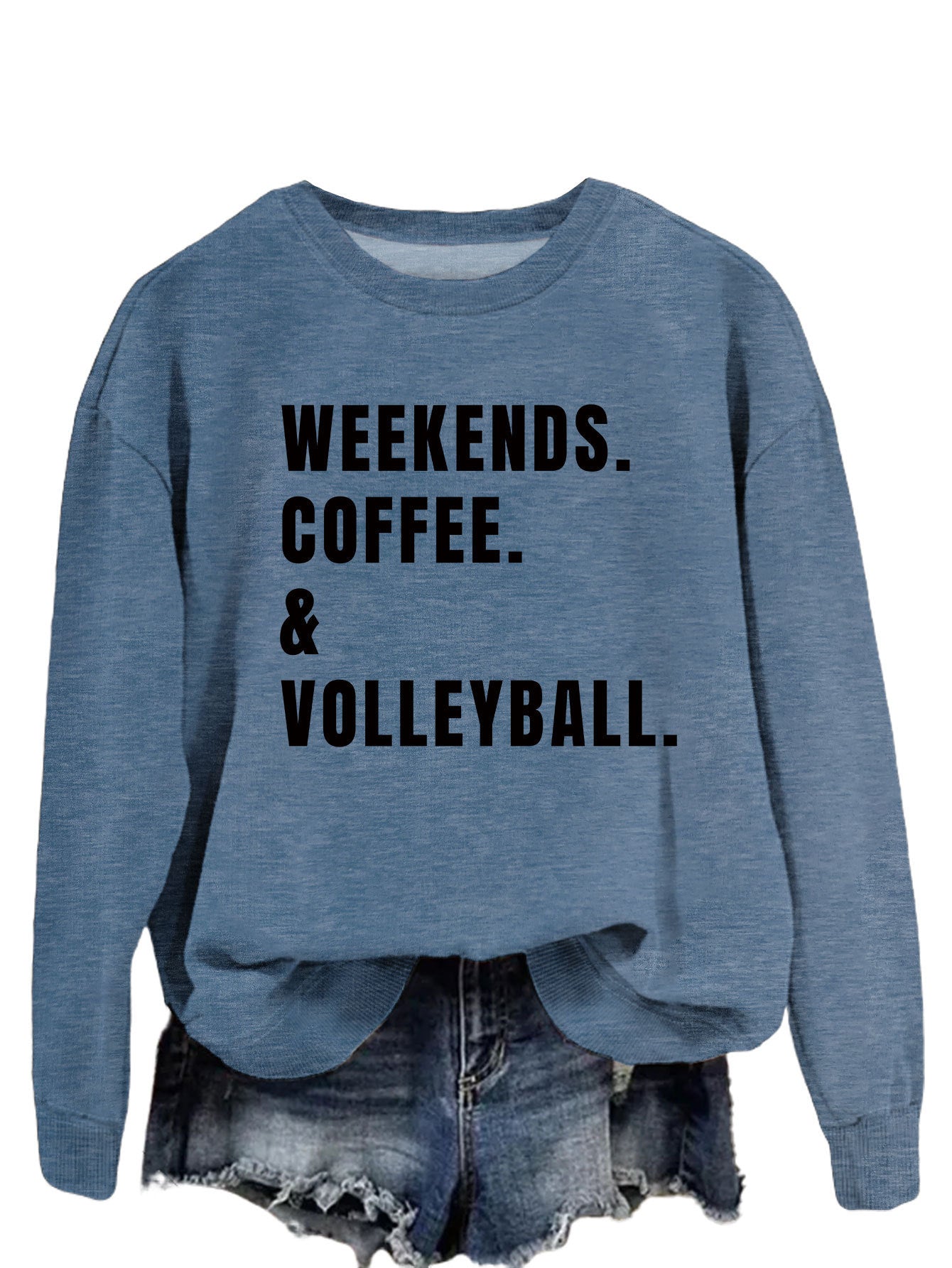 Long Sleeve Loose Sweatshirt