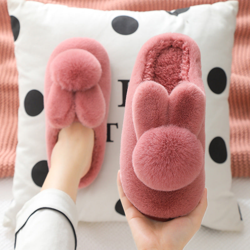 Thick Bottom Non-slip Plush Sluppers