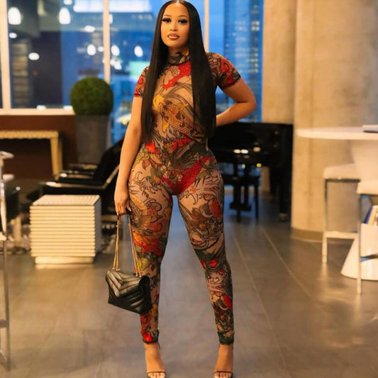 Sheer me Jumpsuit