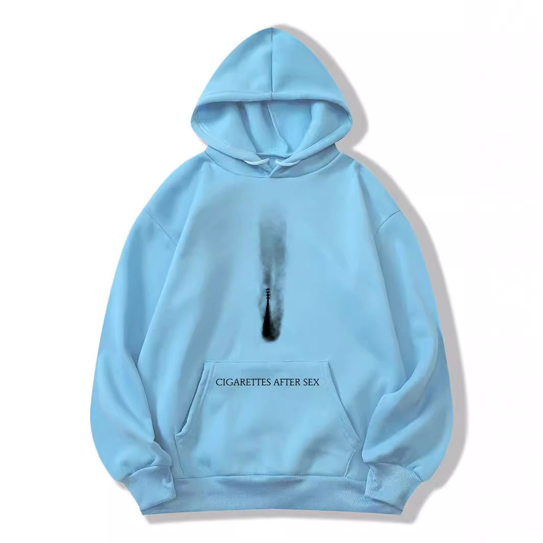 Fleece-lined Drawstring Hoodie
