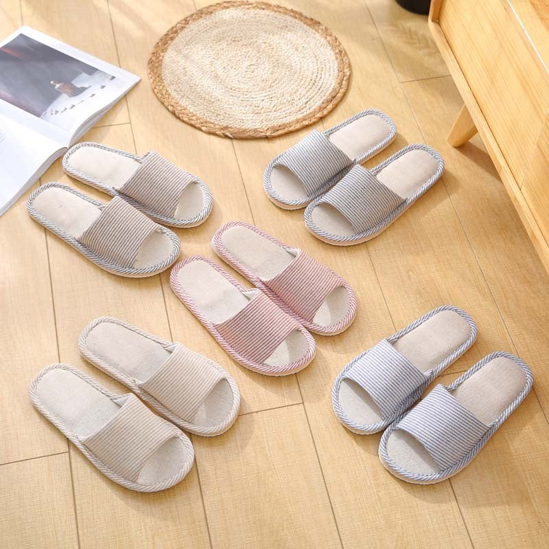 Linen Indoor Slippers