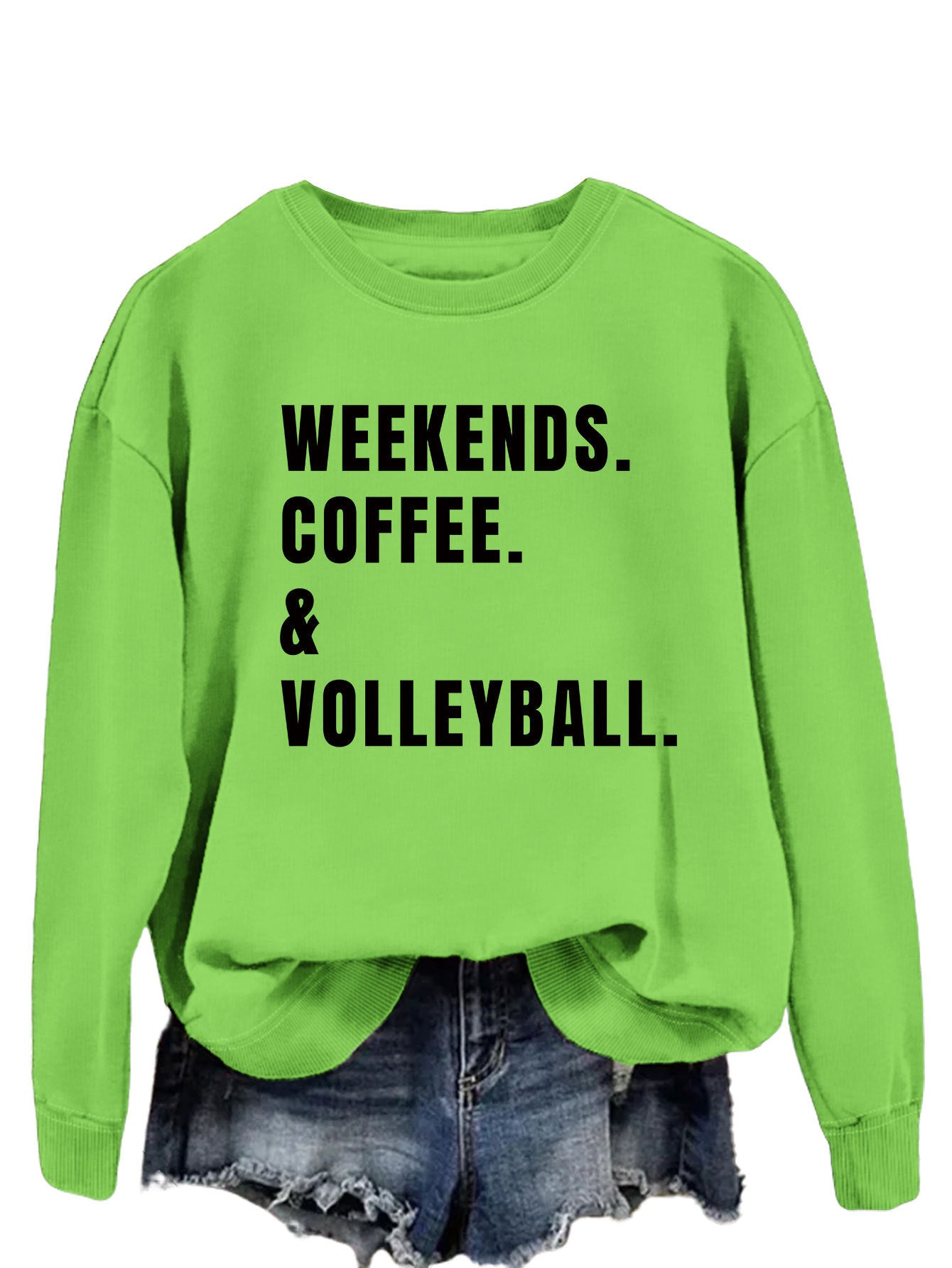 Long Sleeve Loose Sweatshirt