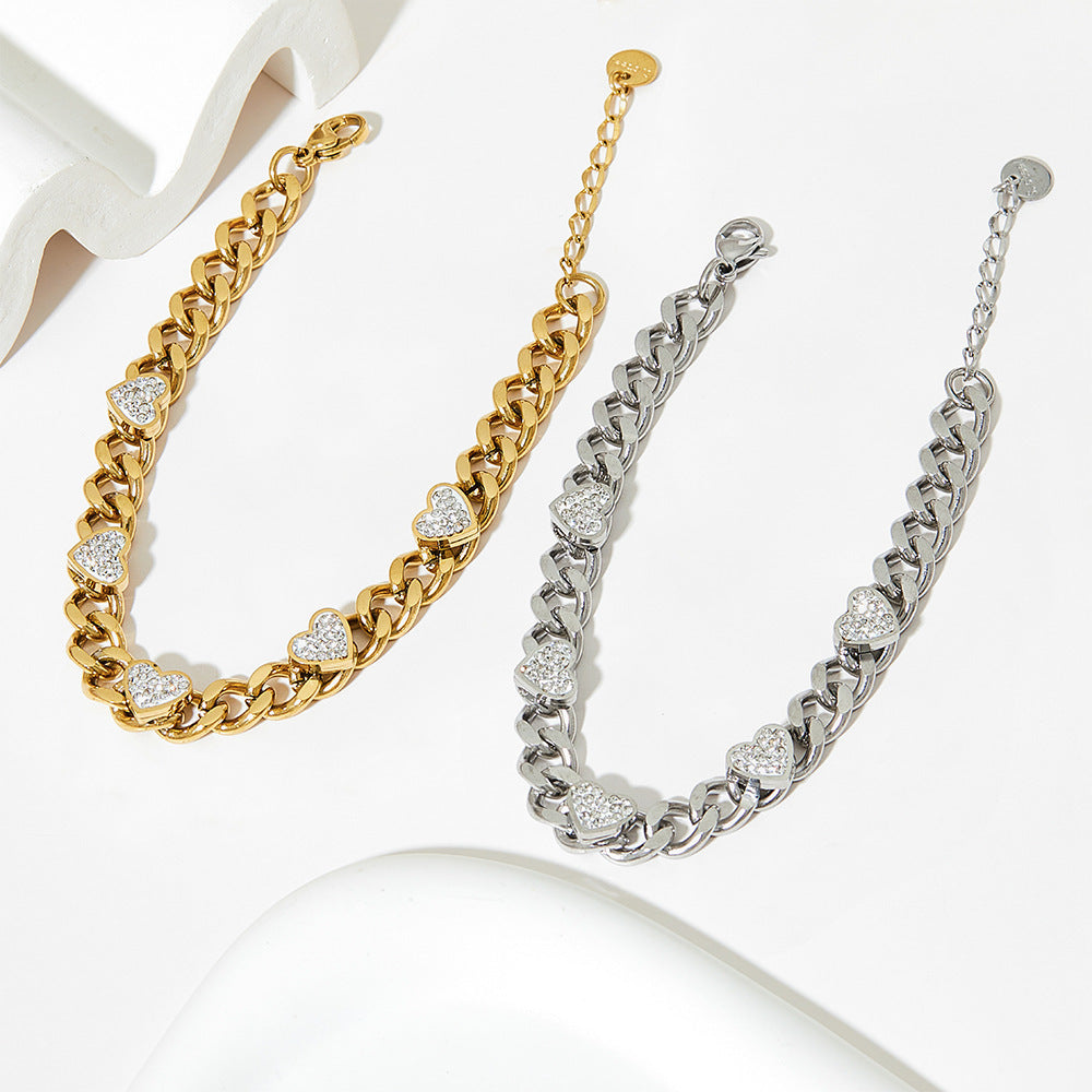 French  Heart-shaped Bracelet