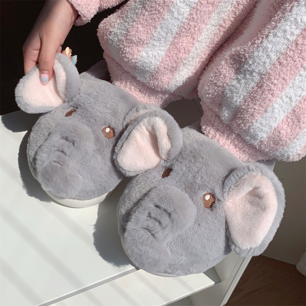 Plush Warm Indoor Slippers