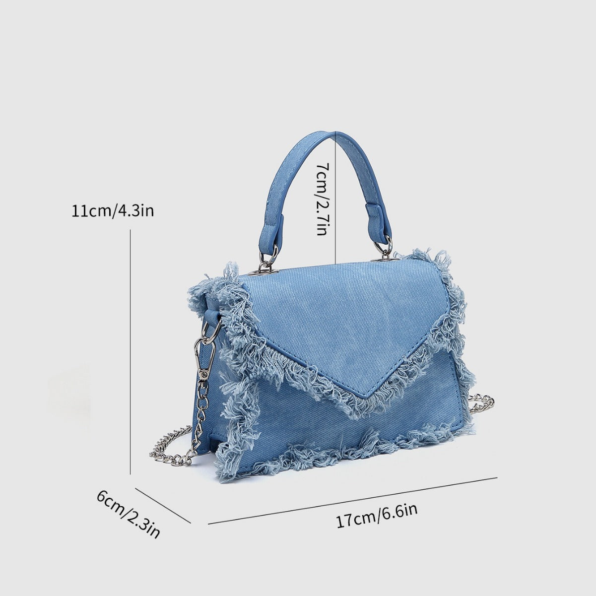 Tassel Denim Bag