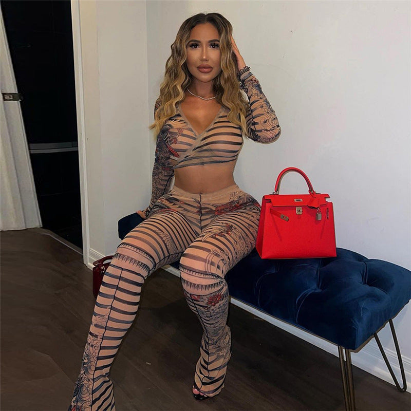 High Waist 2 piece Suit