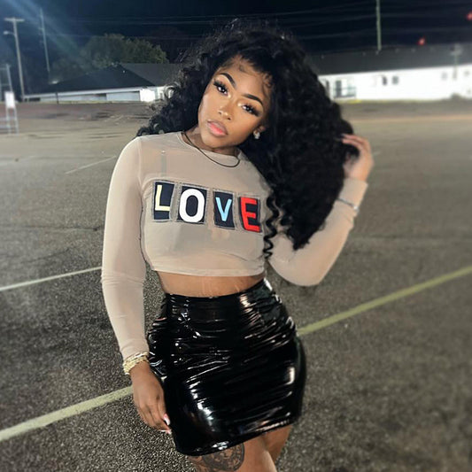 Valentine's Day LOVE Top Long Sleeve