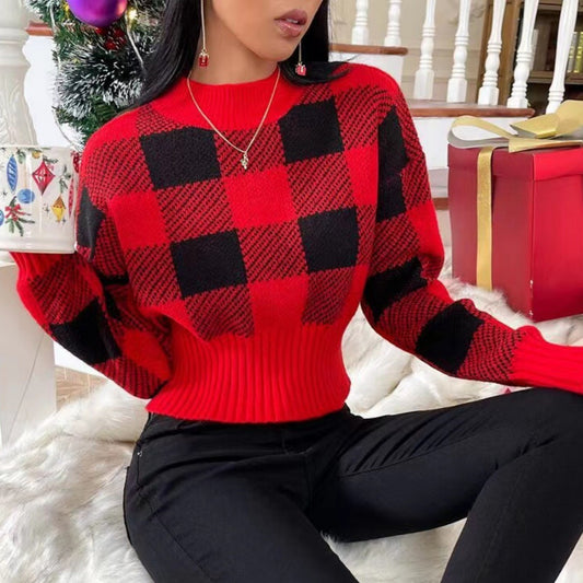 Plaid Fashion Sweater