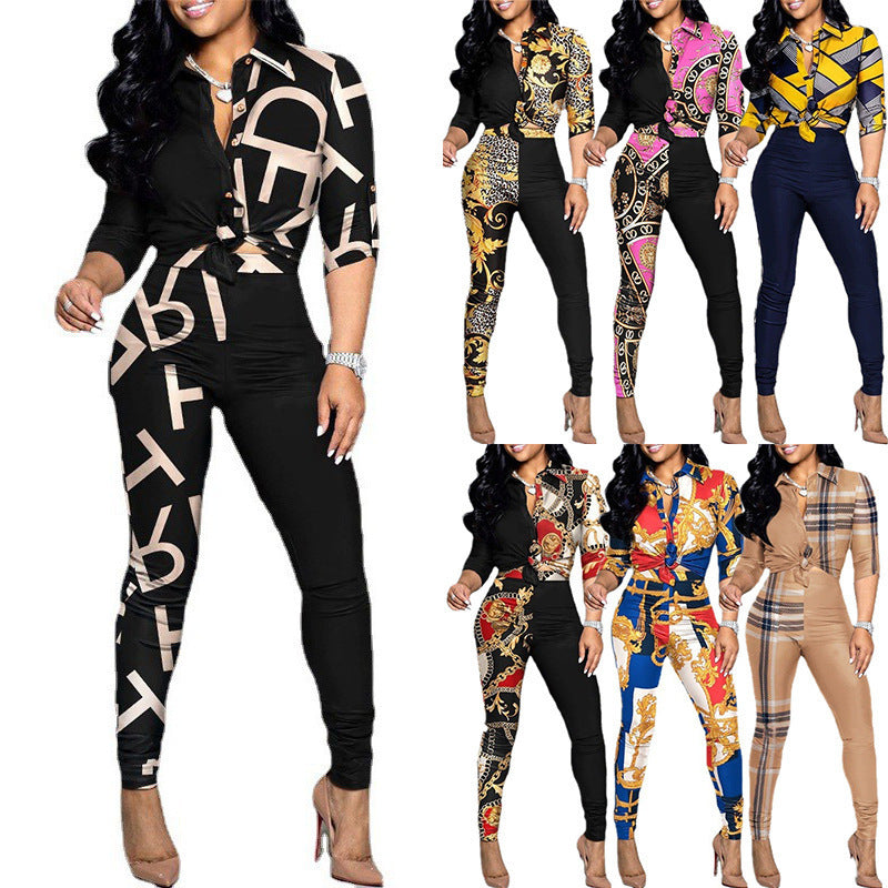 Casual Pants Two-piece Set