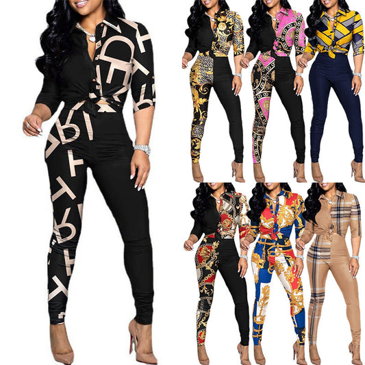 Casual Pants Two-piece Set