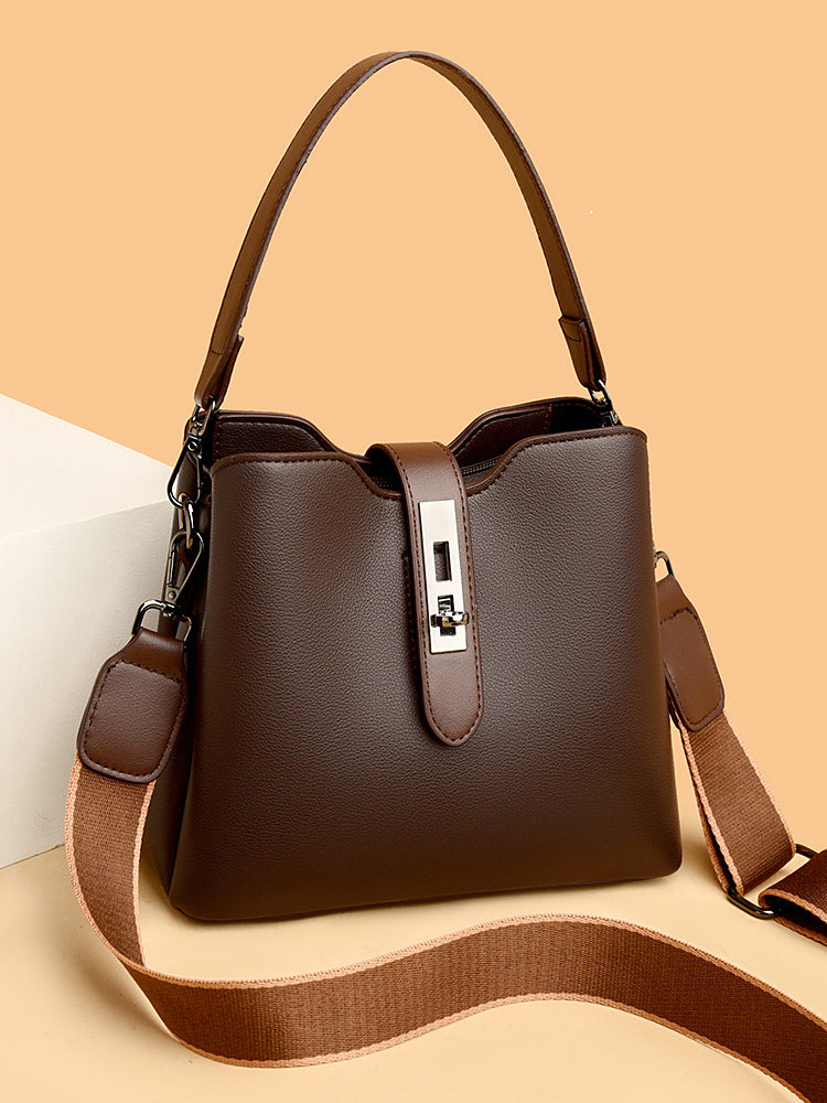 New Fashion All-matching Soft Leather Bag