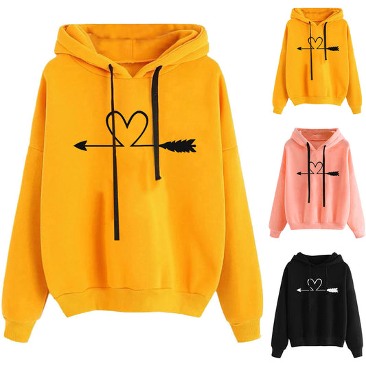 New Top Loose Long Sleeve Sweatshirt