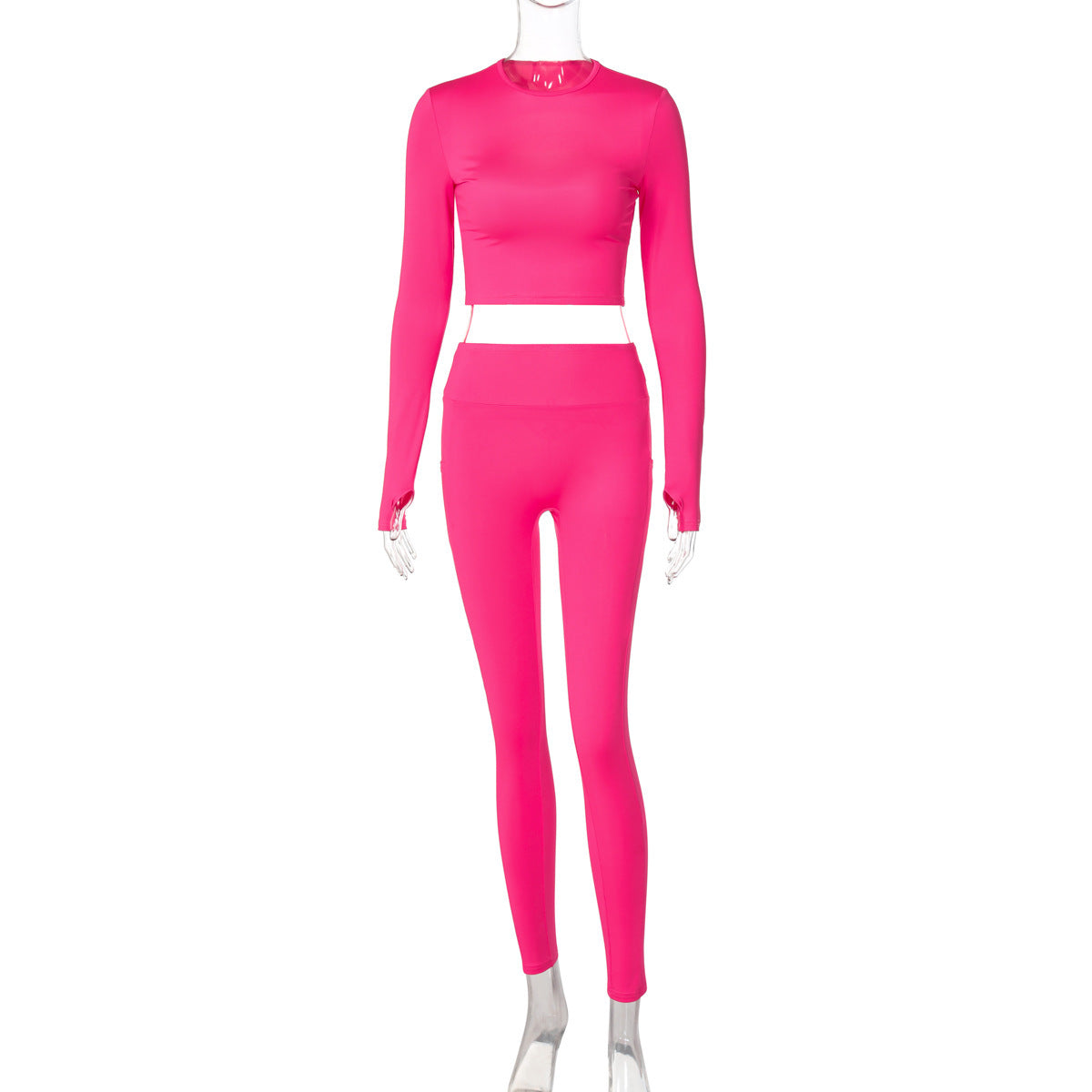 Top High Waist Slim Casual Suit